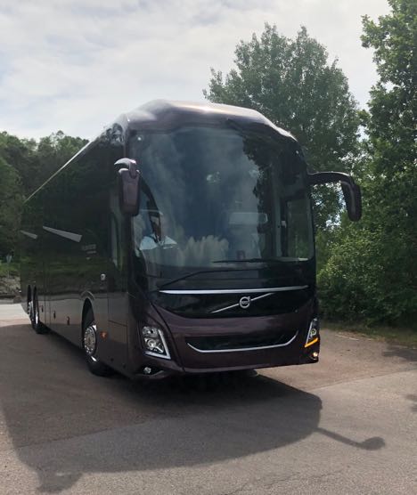 Ny Volvo turistbus hædret med en pris